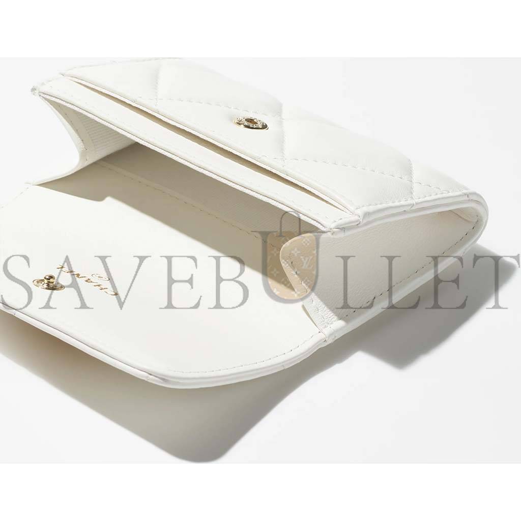 Ch*el 19 flap card holder ap1790 b04852 10601 (11.3*7.5*2.1cm)